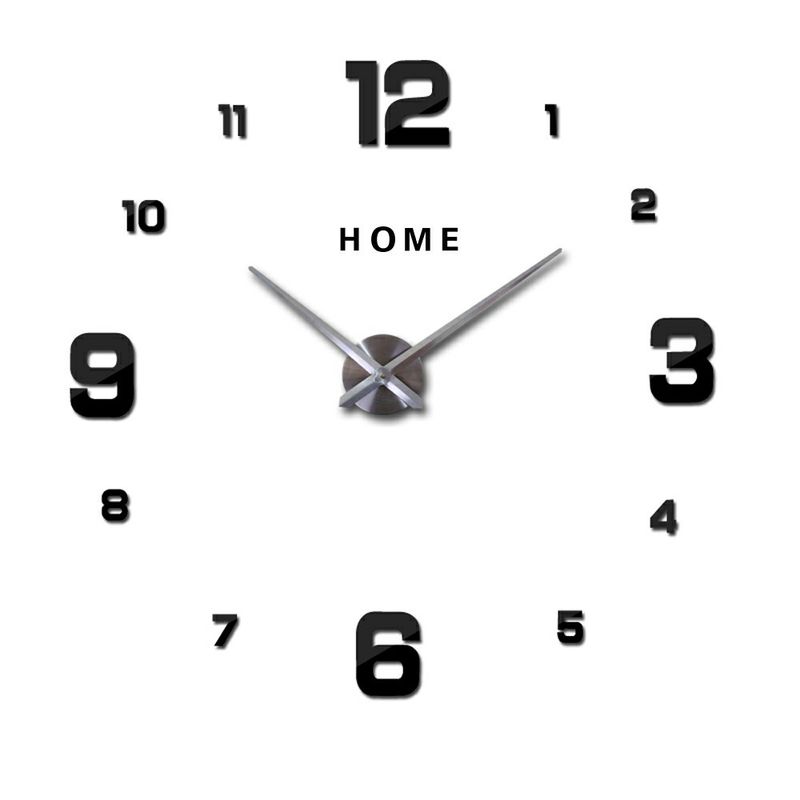 Reloj de pared para la cocina 3D Acrílico Cuarzo Diy Reloj de arte de pared