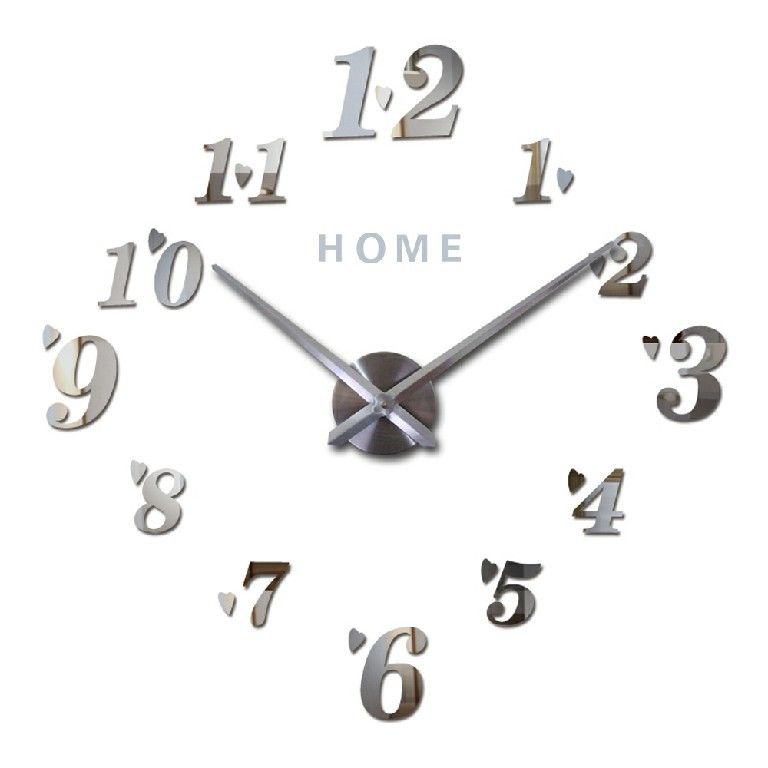 Cuarzo Diy Reloj de pared grande y elegante Reloj de pared de cocina decorativo Vintage