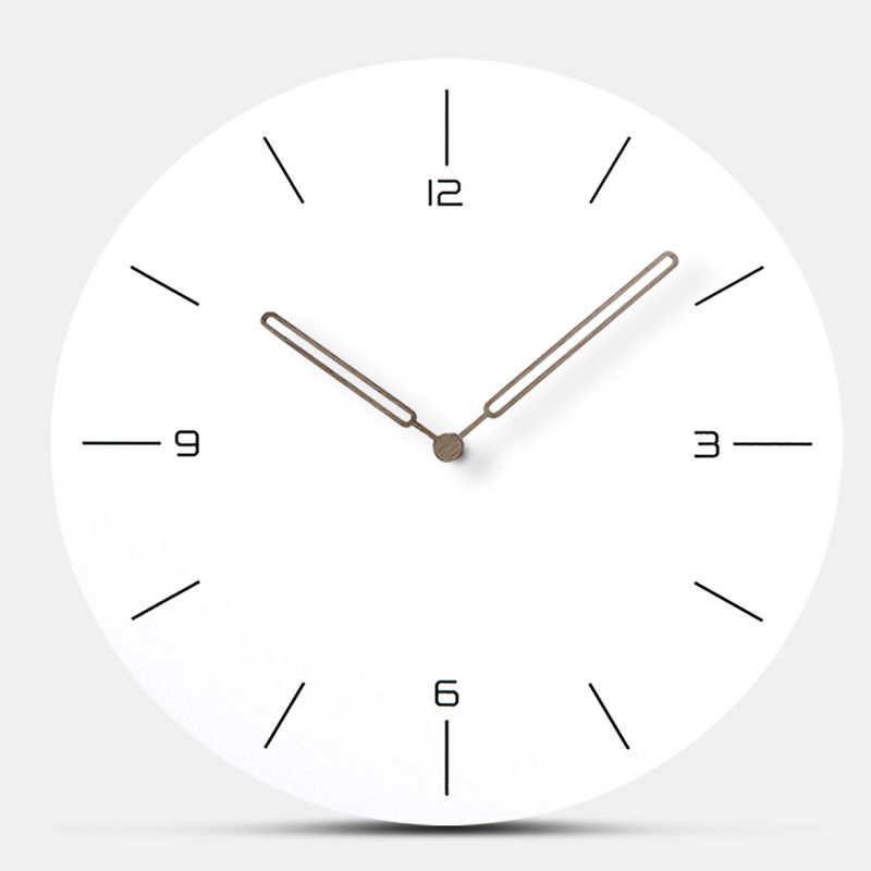 Relojes de pared modernos de 12 pulgadas simples circulares para decoración del hogar Relojes de pared para cocina