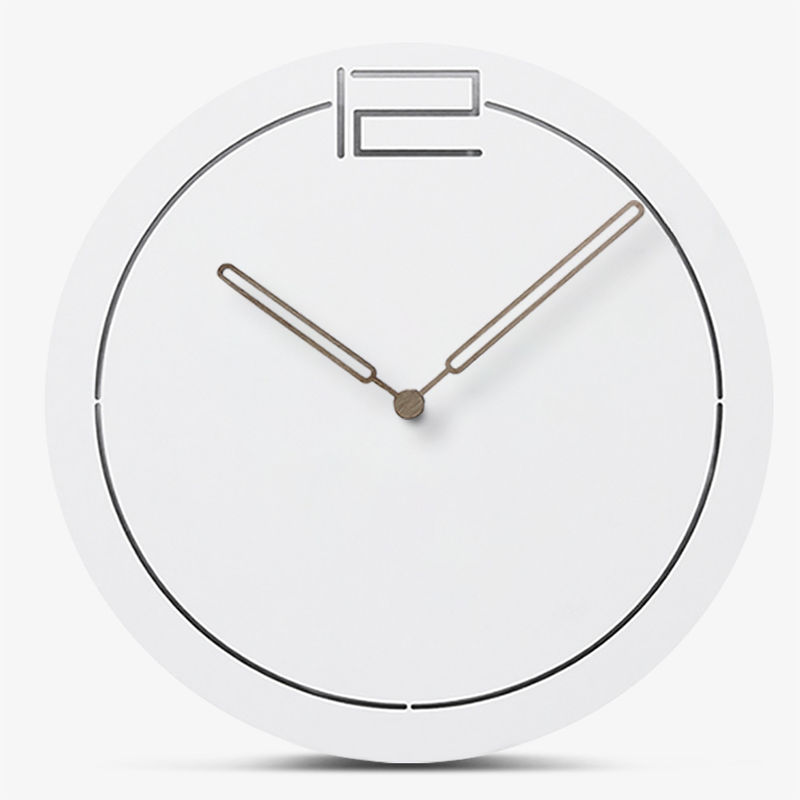 Números árabes Reloj de pared personalizado Arte tranquilo Decoración para el hogar Relojes de pared modernos