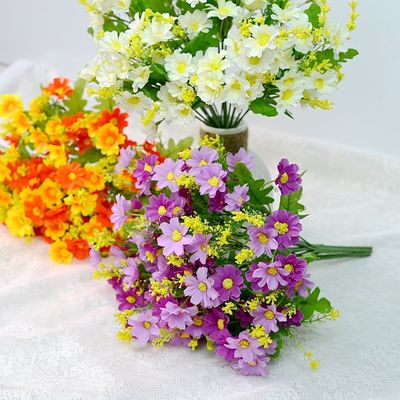 Pequeñas flores de color púrpura para decoración interior y exterior