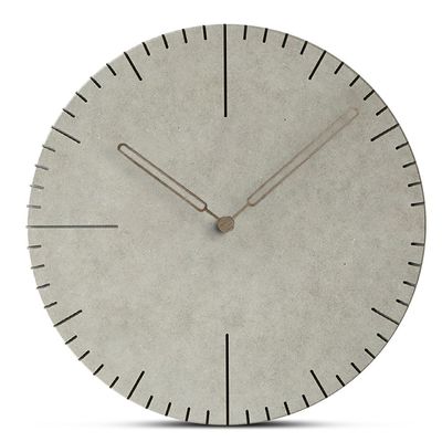Nordic Popular Reloj de pared de madera láser Reloj Mdf Decoración interior Salón de estar